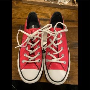 Converse patent leather shoes. EUC